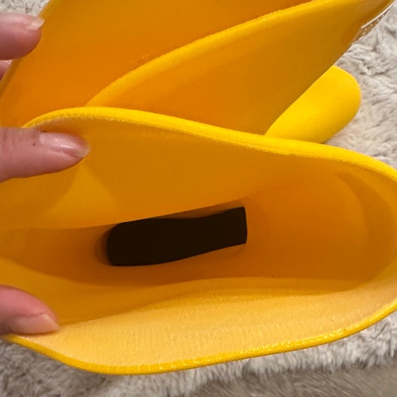 NEW Bright Yellow Tall Rain Boots